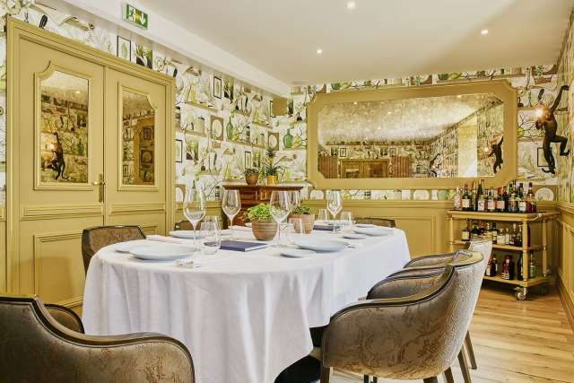 Hôtel La Mère Hamard, salle du restaurant gastronomique
